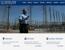 Tablet Screenshot of icsecurity.com